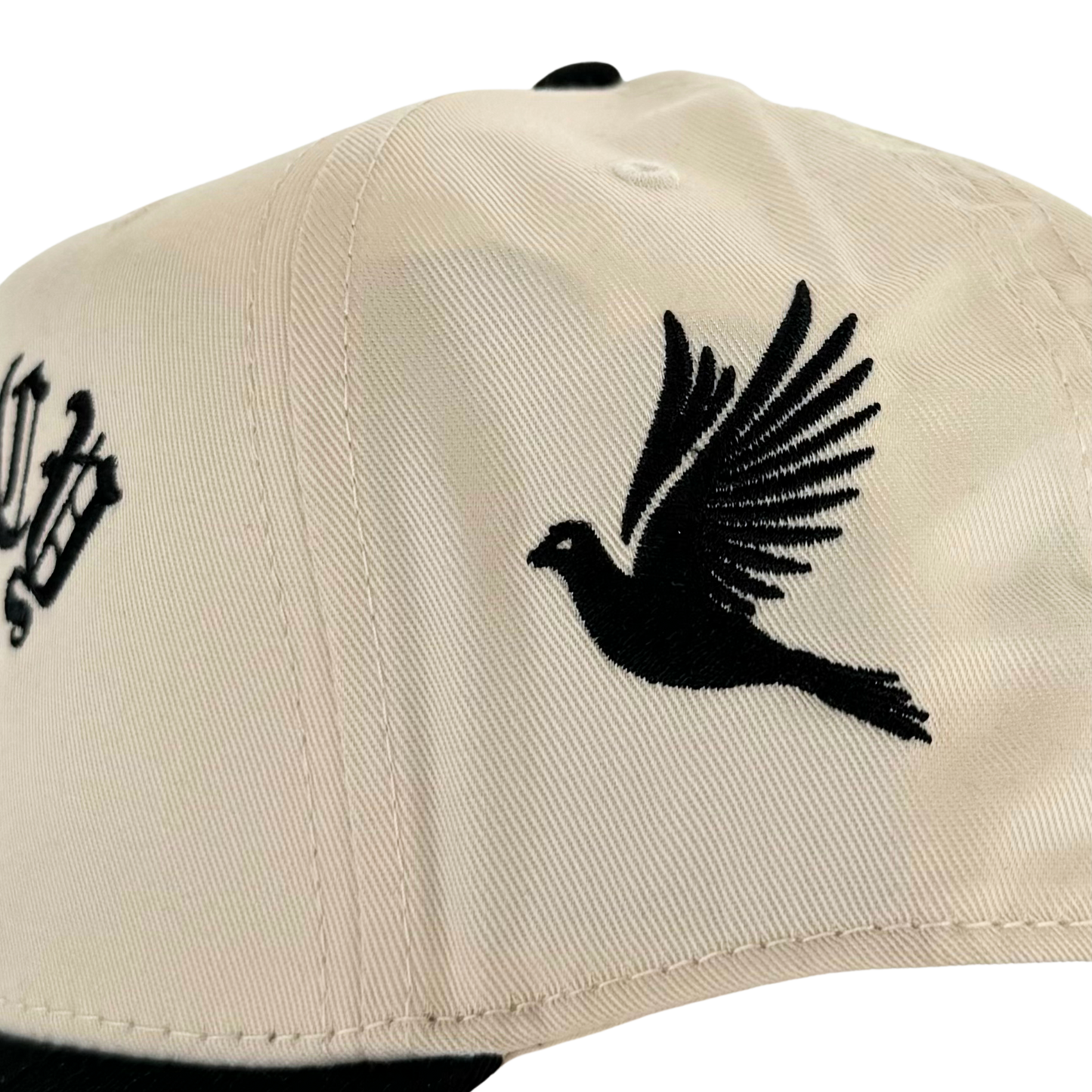 LEGACY EMBROIDERED HAT (CREAM/BLACK)