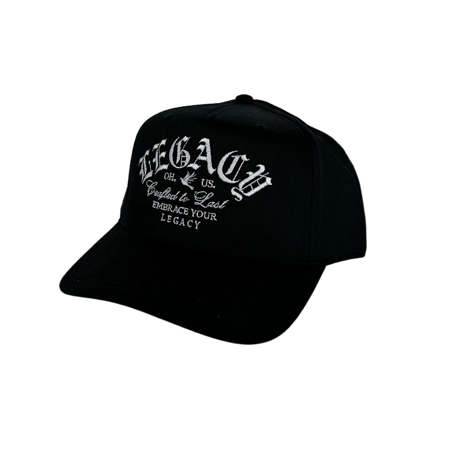 LEGACY EMBROIDERED HAT (BLACK)